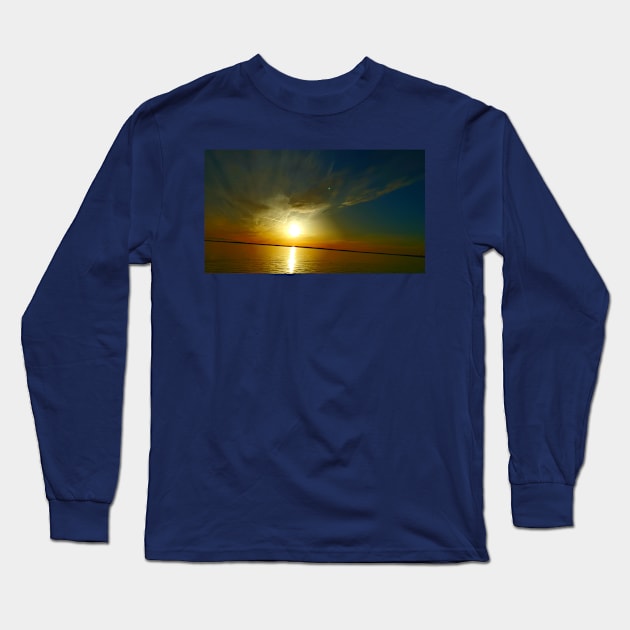 Sunset Long Sleeve T-Shirt by Joshmahler